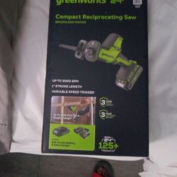 Greenworks Compact Reciprocating Saw 
