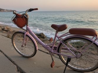 Eisyrood 26 inch purple cruiser w/ basket