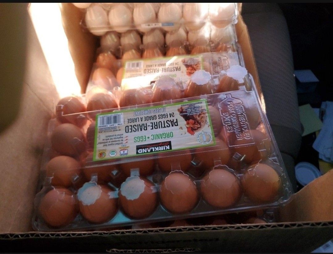 Cajas De Huevo Oscuro..