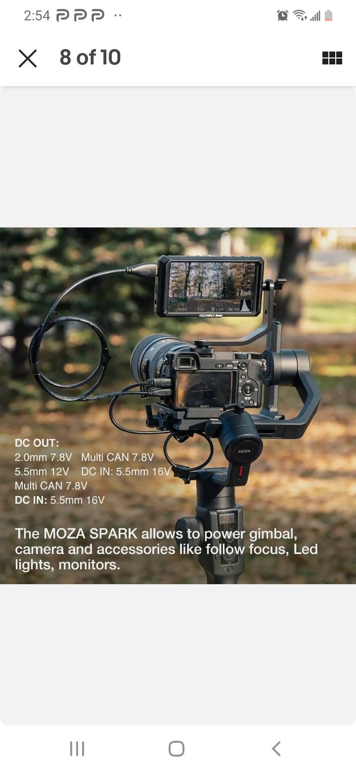 Moza air 2 Handheld Gimbal Stabilizer For Mirrorless DSLR Camera