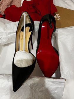 Size 38 Christian Louboutin Red Bottoms Iriza 100mm Stiletto Heel