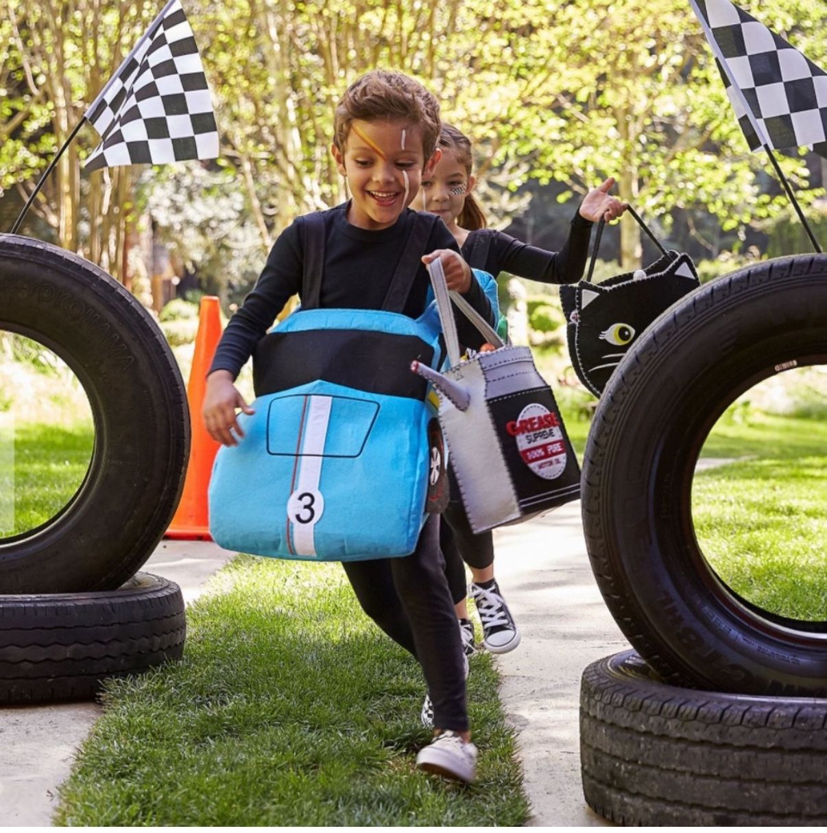 Pottery Barn Gas Can Halloween Trick Or Treat Bag  Toddler Baby Boys 