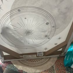 Gold, White And Gray Canvas Picture