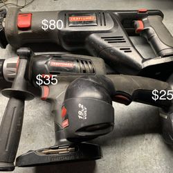 Craftsman And Dewalt Power Tools 