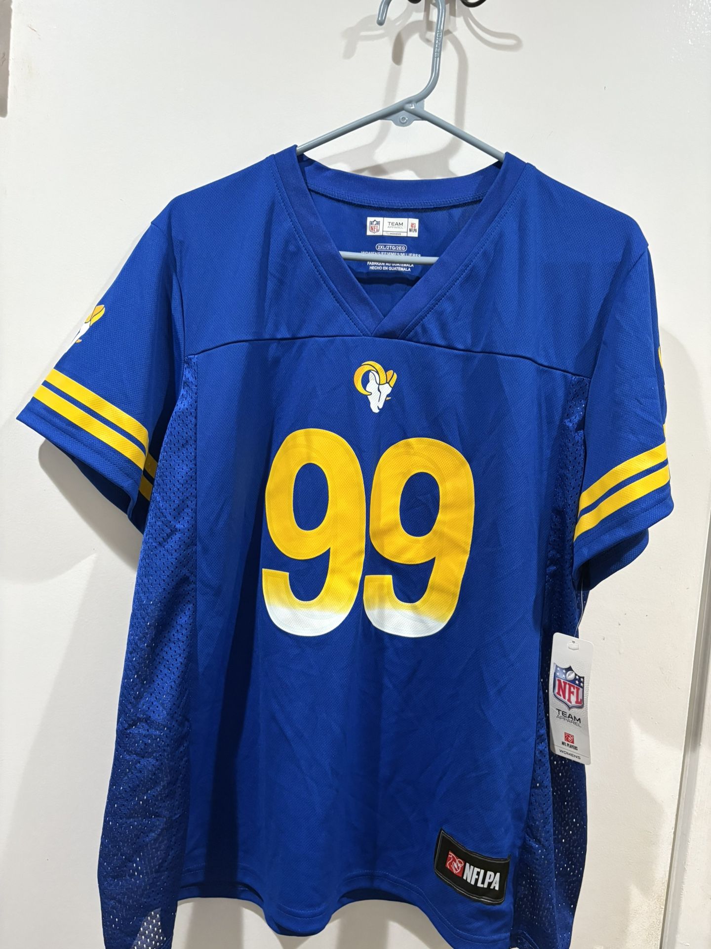 NFL Apparel Women’s Aaron Donald #99 Los Angeles Rams Jersey Royal NWT 2X