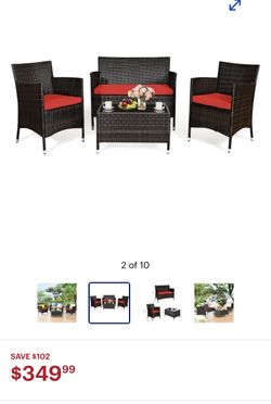 4pcs Patio Set