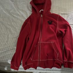 Red True Religion Hoodie 