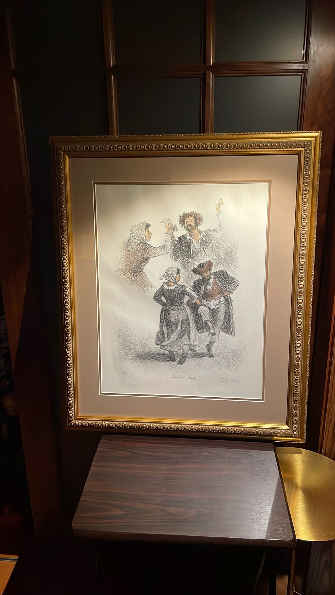 Handkerchief Dance Lithograph Limited Edition 25 From 225 Signed