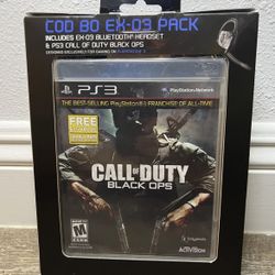 Sony PS3 Call of Duty Black Ops EX-03 Combo Pack Sealed
