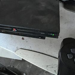 PlayStation 2 Console With One Controller And 12 Games 