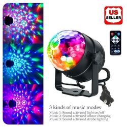 Disco Party Lights Strobe LED DJ Ball Sound Activated Bulb Dance Lamp Decoration