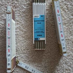 Lufkin Carpenters Rule 6ft, 8ft