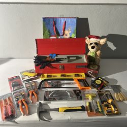 Tool Box with Tools 