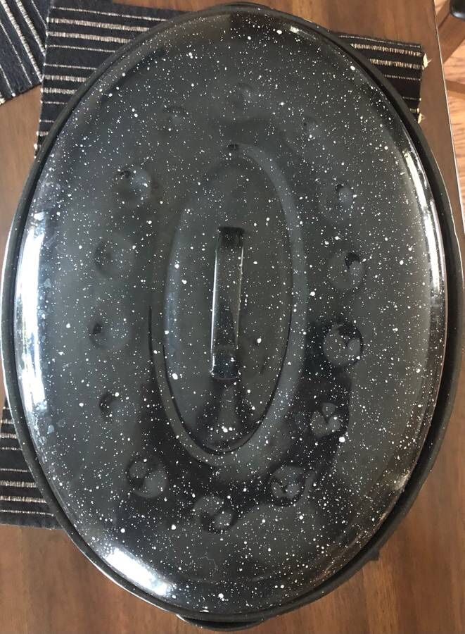 Oval roaster with lid 16”