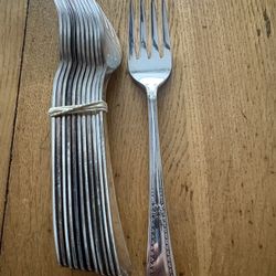 William Rogers And Son Salad Forks