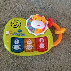 Vtg 6.5” Vtech Tummy Time Discovery Pillow Baby Toy