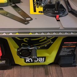 RYOBI

ONE+ HP 18V Brushless Cordless 8-1/4 in. Compact Portable Jobsite Table Saw 