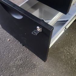 Black File Cabinet (Very Lightweight)