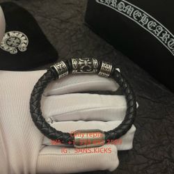 C.hrome H.earts bracelet 