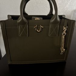 Army Green True Religion Handbag