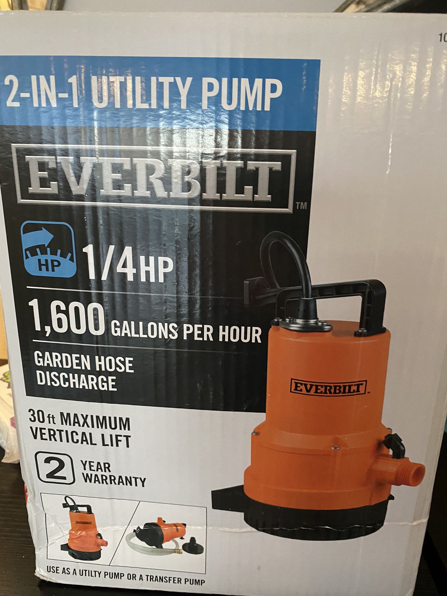 Everbilt Utility Pump