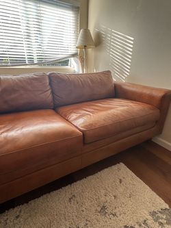 Leather couch