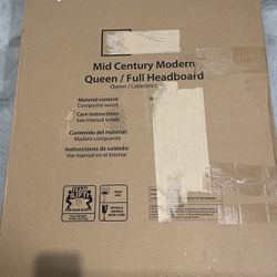 Mid Century Modern Queen/Full Headboard