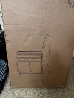 Round Slatted Outdoor Garden Bench in Box