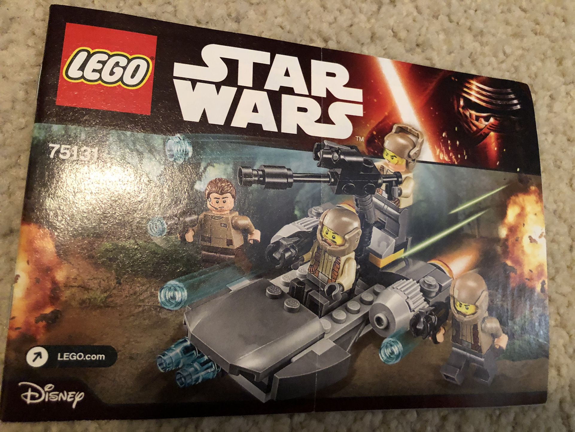 LEGO Star Wars Resistance Troopers Speeder Battle Pack