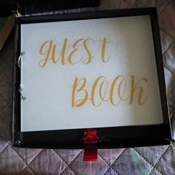Wedding Guest Book Sign-In Book & Pen Set - BRAND NEW