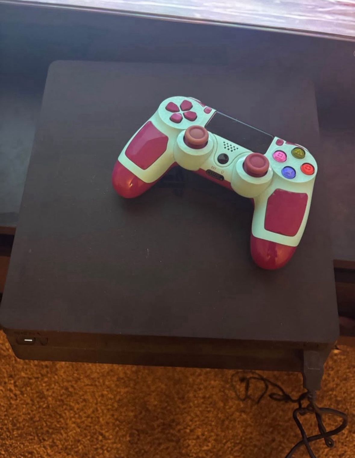 PS4 Gaming Console With Controllers And Games
