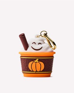 Pumpkin drink sanitizer holder