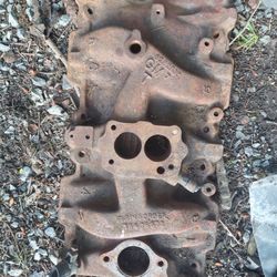 2 BARREL INTAKE SMALL Block Chevy V 8 