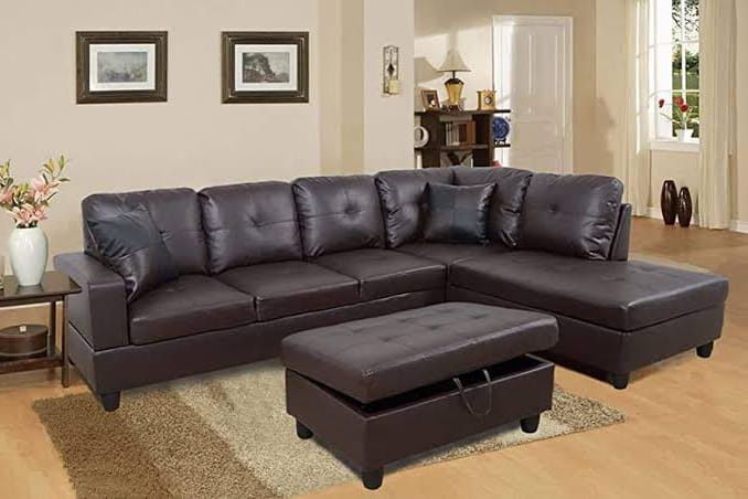 BRAND NEW 3 PIECES SECTIONAL COUCH IN ORIGINAL BOX