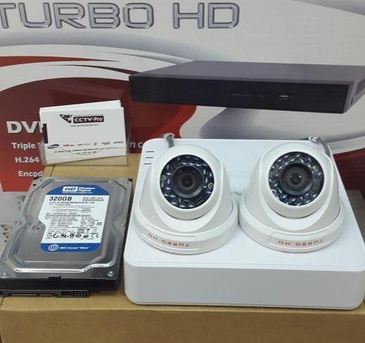 2- 1080p security cameras with install/ 2- camaras HD con instalacion incluyida..