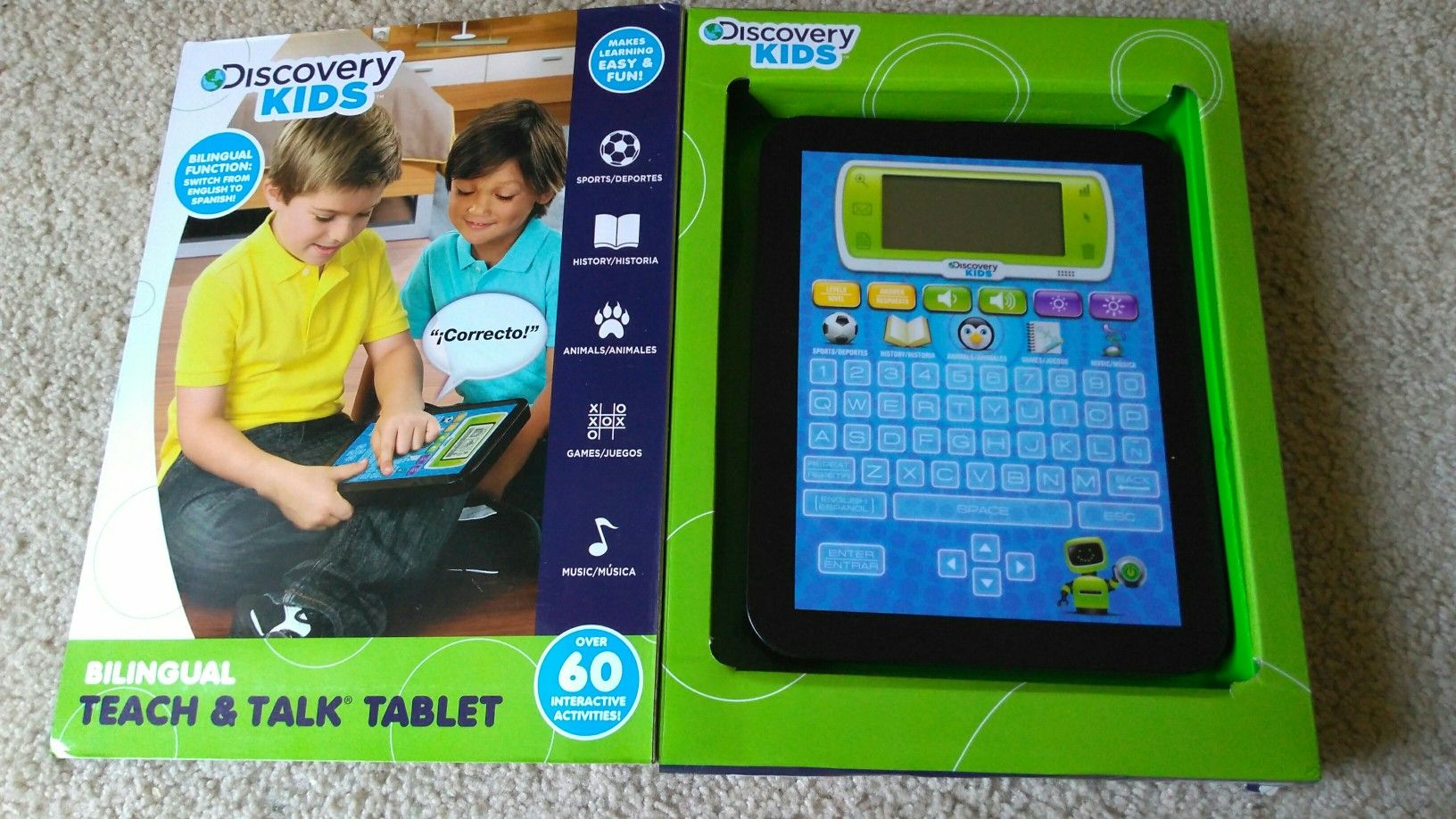 Discovery kids bilingual tablet