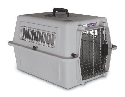 Dog kennel with cover