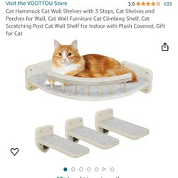 Cat Shelf With 3 Steps