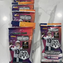 2022 Panini NFL Mosaic Football Trading Card Hanger Pack