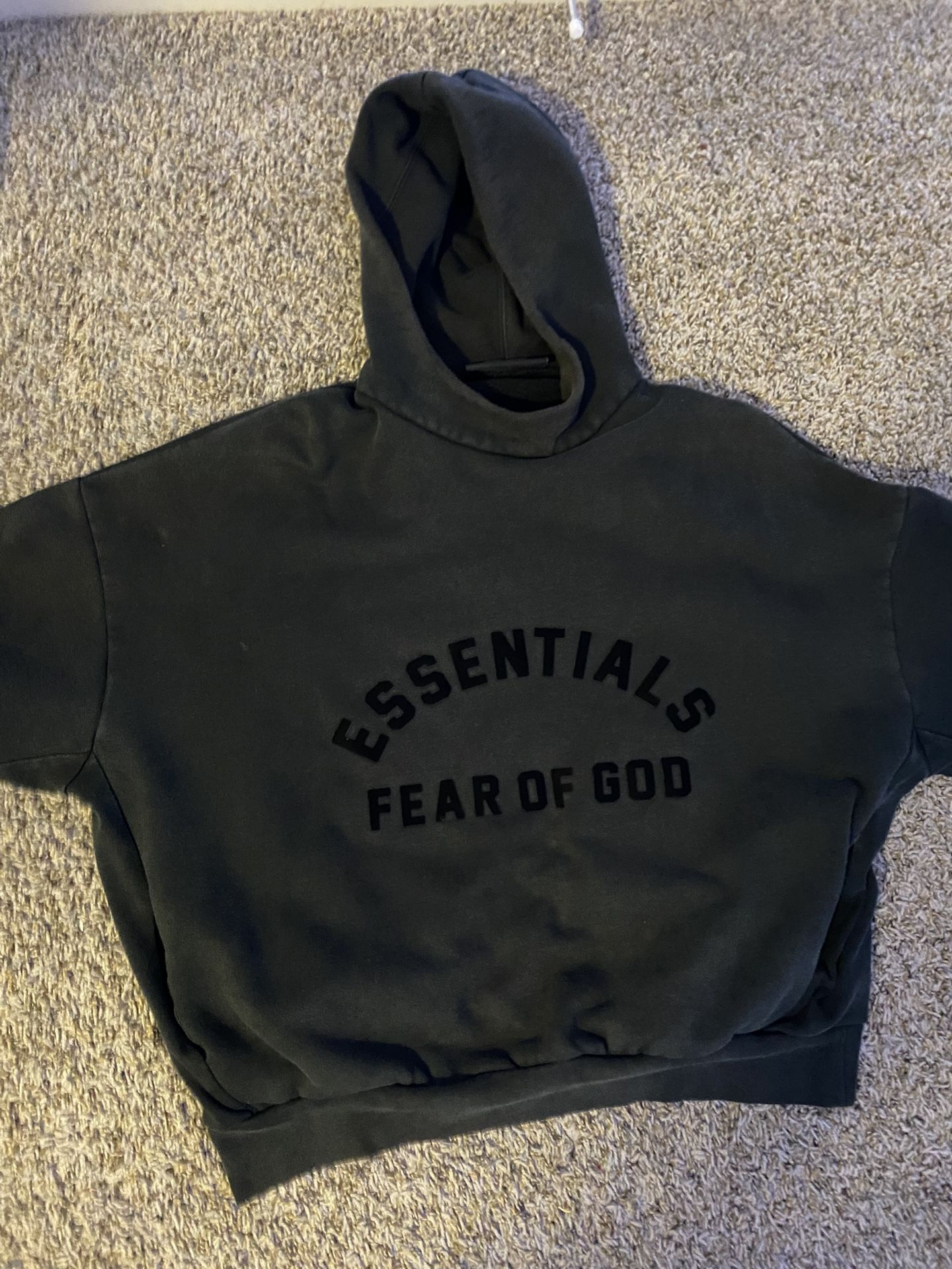 Black Essentials Fear Of God hoodie