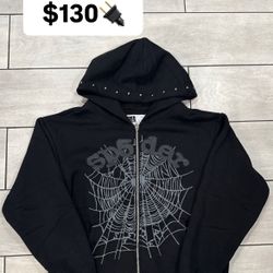 Spider Hoodie Black 