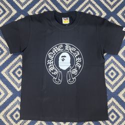 Chrome x Bape Tee ‘Black’/Size Small/Brand New/Comes with Bag/OG Everything ❤️‍🔥✅