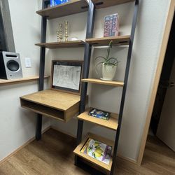 West Elm Ladder desk And Shelf 