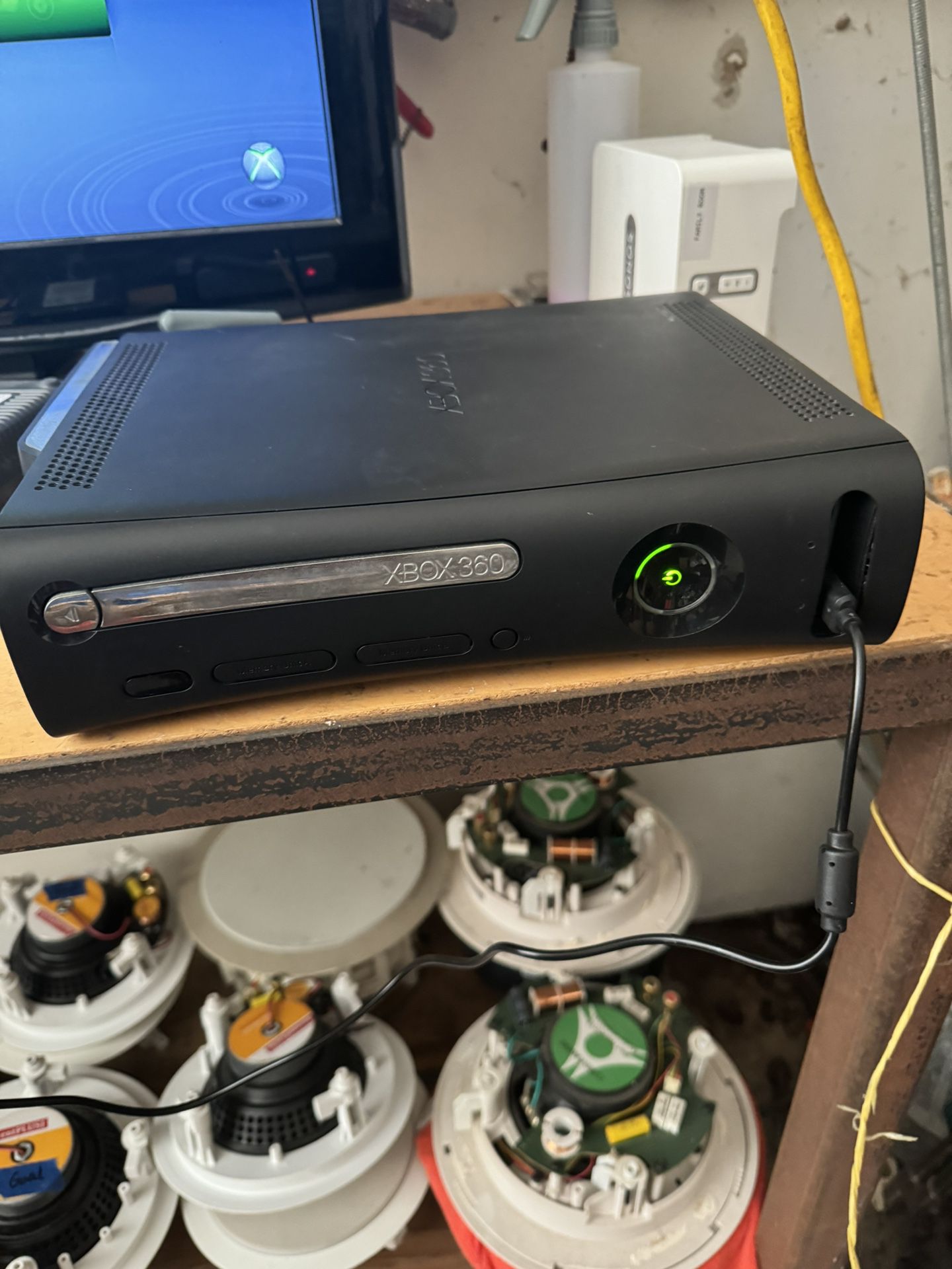Xbox 360 With Controllers And Games