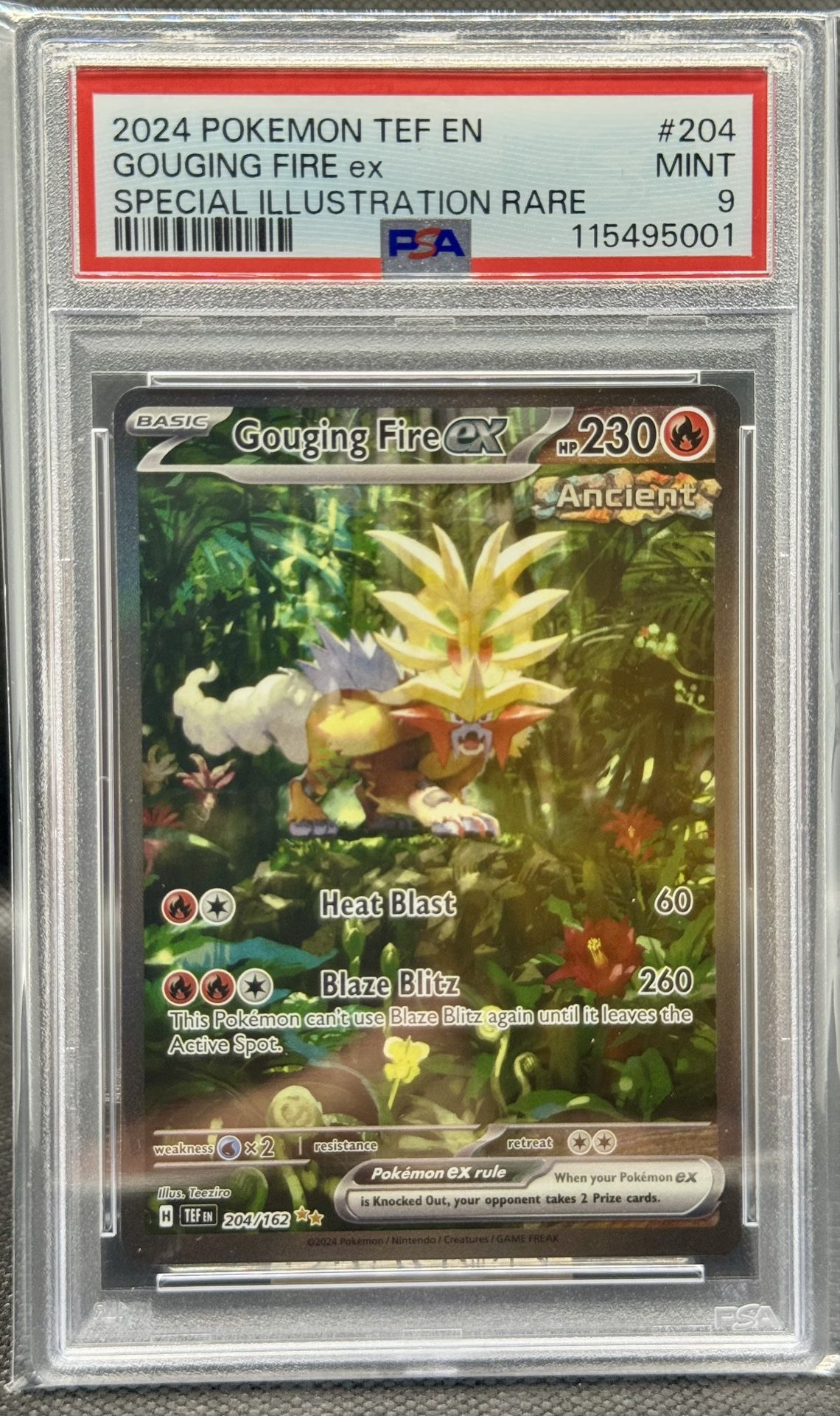 Gouging Fire 204 PSA 9