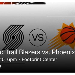 Trail Blazers Vs Phoenix Suns