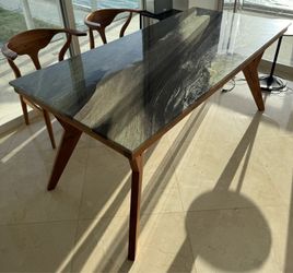 Beautiful Custom Marble Desk