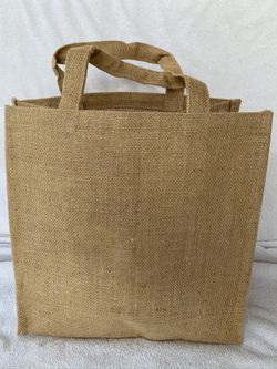 2 available $10 each New Burlap Wine bag holds 6 bottles located by Cerritos mall