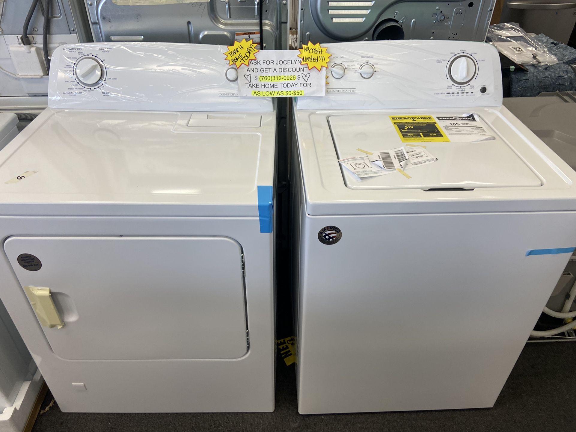 Conservator washer and dryer set deals