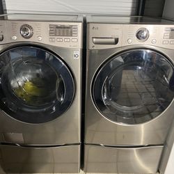 Washer And Electric Steam  Dryer 